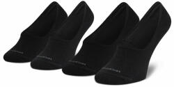 Calvin Klein Set de 2 perechi de șosete scurte de damă 701218771 Negru