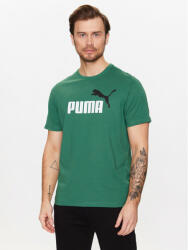 PUMA Tricou Essentials+2Col Logo 586759 Verde Regular Fit