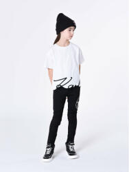 Karl Lagerfeld Kids Pantaloni trening Z14216 S Negru Regular Fit