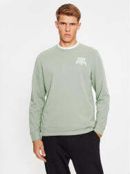 Under Armour Bluză Ua Rival Terry Graphic Crew 1379764 Verde Loose Fit