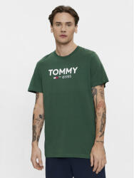 Tommy Jeans Tricou Essential DM0DM18264 Verde Slim Fit