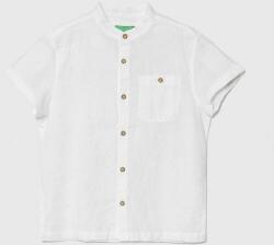 United Colors of Benetton gyerek vászon ing fehér - fehér 122