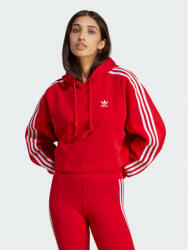 Adidas Bluză Adicolor Classics Crop Hoodie IB7389 Roșu Loose Fit