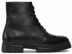 Tommy Hilfiger Ghete Comfort Cleated Termo Lth Boot FM0FM04651 Negru
