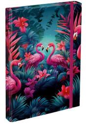 Baagl füzetbox A4 Pink Flamingos