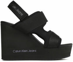 Calvin Klein Jeans Sandale Wedge Sandal Webbing YW0YW01073 Negru