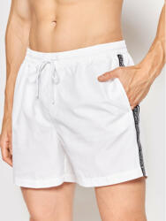 Calvin Klein Pantaloni scurți pentru înot Medium Drawstringnos KM0KM00741 Alb Regular Fit