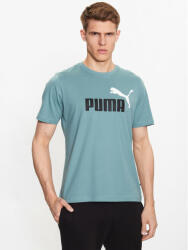 PUMA Tricou Essentials+ 2 Col Logo 586759 Verde Regular Fit