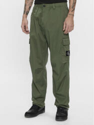 Calvin Klein Pantaloni din material Essential J30J324537 Verde Regular Fit