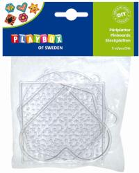 Playbox PlayBox: 5mm-es MIDI vasalható gyöngy alap formák 3db-os csomag (2456000) - jatekshop