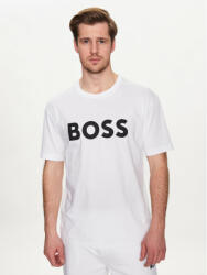 Boss Tricou 50483774 Alb Relaxed Fit