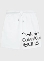 Calvin Klein Jeans Pantaloni scurți sport Logo IB0IB01607 Alb Regular Fit