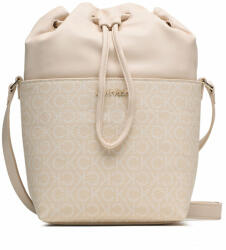 Calvin Klein Geantă Must Bucket Bag Sm Mono K60K609390 Bej