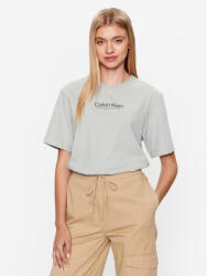 Calvin Klein Tricou Coordinates Logo Graphic K20K204996 Gri Relaxed Fit