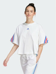 adidas Tricou Future Icons 3-Stripes IS3236 Alb Loose Fit