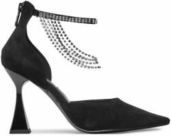 Karl Lagerfeld Pantofi cu toc subțire KL32014 Negru
