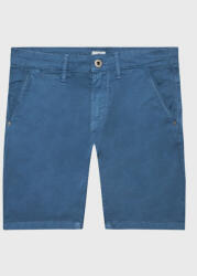Pepe Jeans Pantalon scurți din material Blueburn Short PB800726C75 Albastru Regular Fit