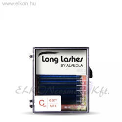 Long Lashes Szempilla színes MIX pilla - KÉK C 0, 07-8-10-11-12-14-16mm (LLC307000-1) - elkon
