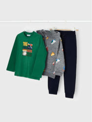 Mayoral Set hanorac, bluză și pantaloni 4.871 Colorat Regular Fit