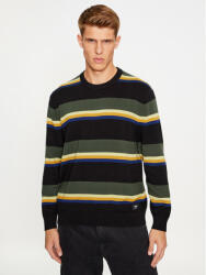 Vans Bluză Tacuba Stripe Crew Sweater VN000F50CM31 Negru Regular Fit