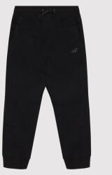 4F Pantaloni din material HJL22-JSPMC001 Negru Regular Fit