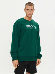Adidas Bluză All SZN Fleece Graphic IJ9440 Verde Loose Fit