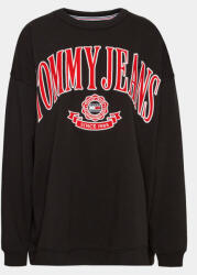 Tommy Hilfiger Bluză Varsity DW0DW15701 Negru Oversize