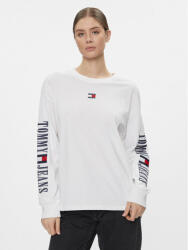 Tommy Hilfiger Bluză Archive DW0DW17529 Alb Relaxed Fit