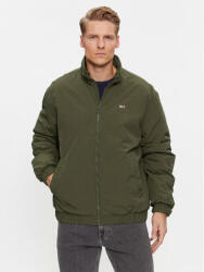 Tommy Jeans Geacă bomber Essential DM0DM17238 Verde Relaxed Fit