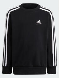 Adidas Bluză Essentials 3-Stripes Crewneck Sweatshirt IC9134 Negru Regular Fit