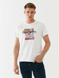 Pepe Jeans Tricou Melbourne Tee PM508978 Alb Regular Fit