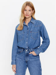 Levi's cămașă de blugi Donovan Western A5974-0008 Albastru Relaxed Fit