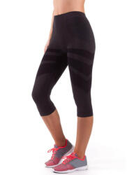 Bellissima actiwear 3/4-es fitnesz leggings - fekete S/M
