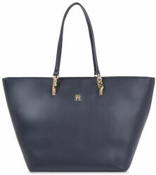 Tommy Hilfiger Geantă Th Refined Tote AW0AW16112 Bleumarin