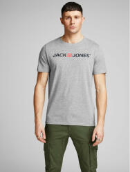 JACK & JONES Tricou Corp Logo 12137126 Gri Slim Fit