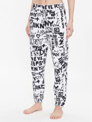 DKNY Pantaloni pijama YI2822629 Alb Regular Fit