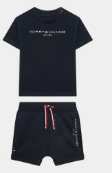 Tommy Hilfiger Set tricou și pantaloni scurți sport Baby Essential KN0KN01488 Bleumarin Regular Fit