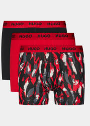 Hugo Set 3 perechi de boxeri Boxerbr Trplt Design 50510192 Roșu