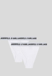 Karl Lagerfeld Set 2 perechi de chiloți brazilieni 225W2141 Alb