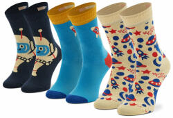 Happy Socks Set de 3 perechi de șosete lungi pentru copii XKAST08-2200 Colorat
