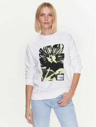 Calvin Klein Bluză Flower Print K20K205336 Alb Relaxed Fit