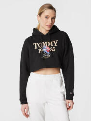 Tommy Hilfiger Bluză Luxe 3 DW0DW15061 Negru Regular Fit