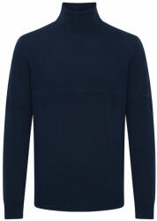 BLEND Bluză cu gât 20715853 Bleumarin Slim Fit