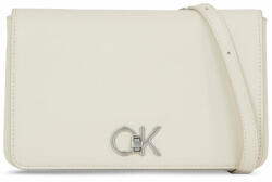 Calvin Klein Geantă Re-Lock Double Gusett Xbody K60K611531 Écru