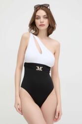 Max Mara Beachwear egyrészes fürdőruha fekete, enyhén merevített kosaras - fekete L - answear - 88 990 Ft