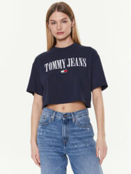 Tommy Jeans Tricou Archive DW0DW14913 Bleumarin Cropped Fit