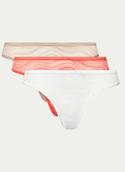 Calvin Klein Underwear Set 3 perechi de chiloți tanga 000QD5216E Colorat