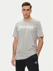 Adidas Tricou Essentials Single Jersey Linear Embroidered Logo T-Shirt IC9277 Gri Regular Fit