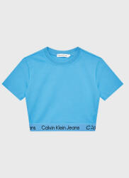 Calvin Klein Tricou Logo Tape IG0IG01948 Albastru Regular Fit