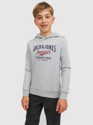 JACK & JONES Bluză Logo 12212287 Gri Regular Fit